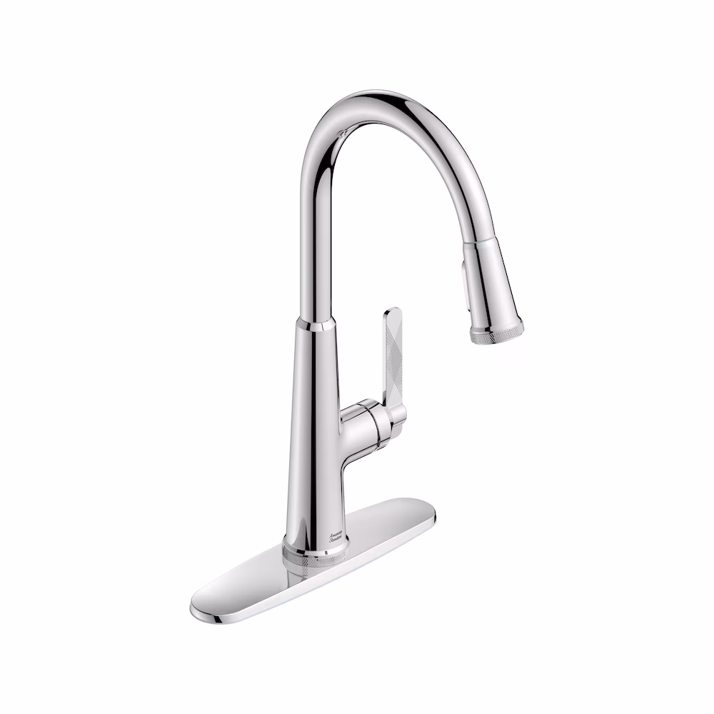 American Standard Eastcourt Single Handle Pull Down Dual Spray Kitchen Faucet in Polished Chrome